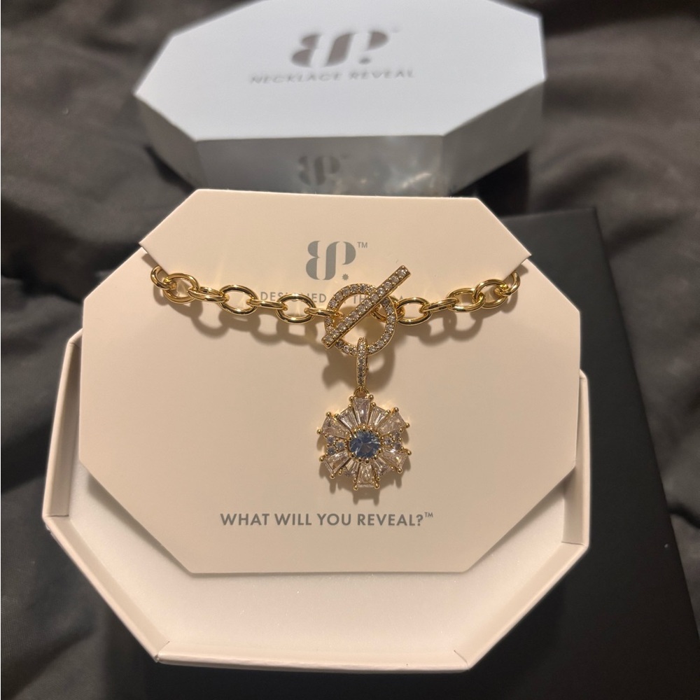 BOMB PARTY BRAND NEW OG NECKLACE  BLUE MOONSTONE